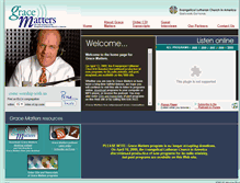 Tablet Screenshot of gracematters.com